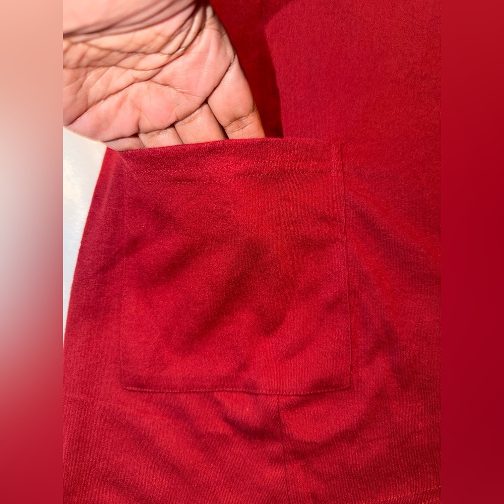 Burgundy Women's Top - Picture 7 of 8